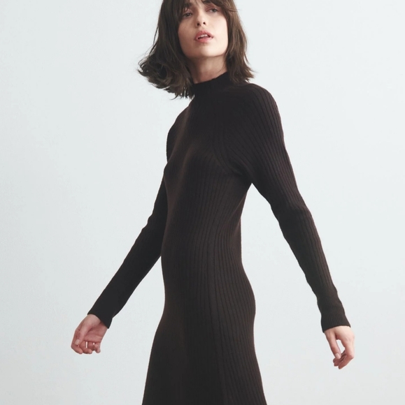 Thakoon Dresses | Thakoon Dark Chocolate Brown Sweater Dress Size M | Color: Brown | Size: M | Uptown_Thrifter's Closet